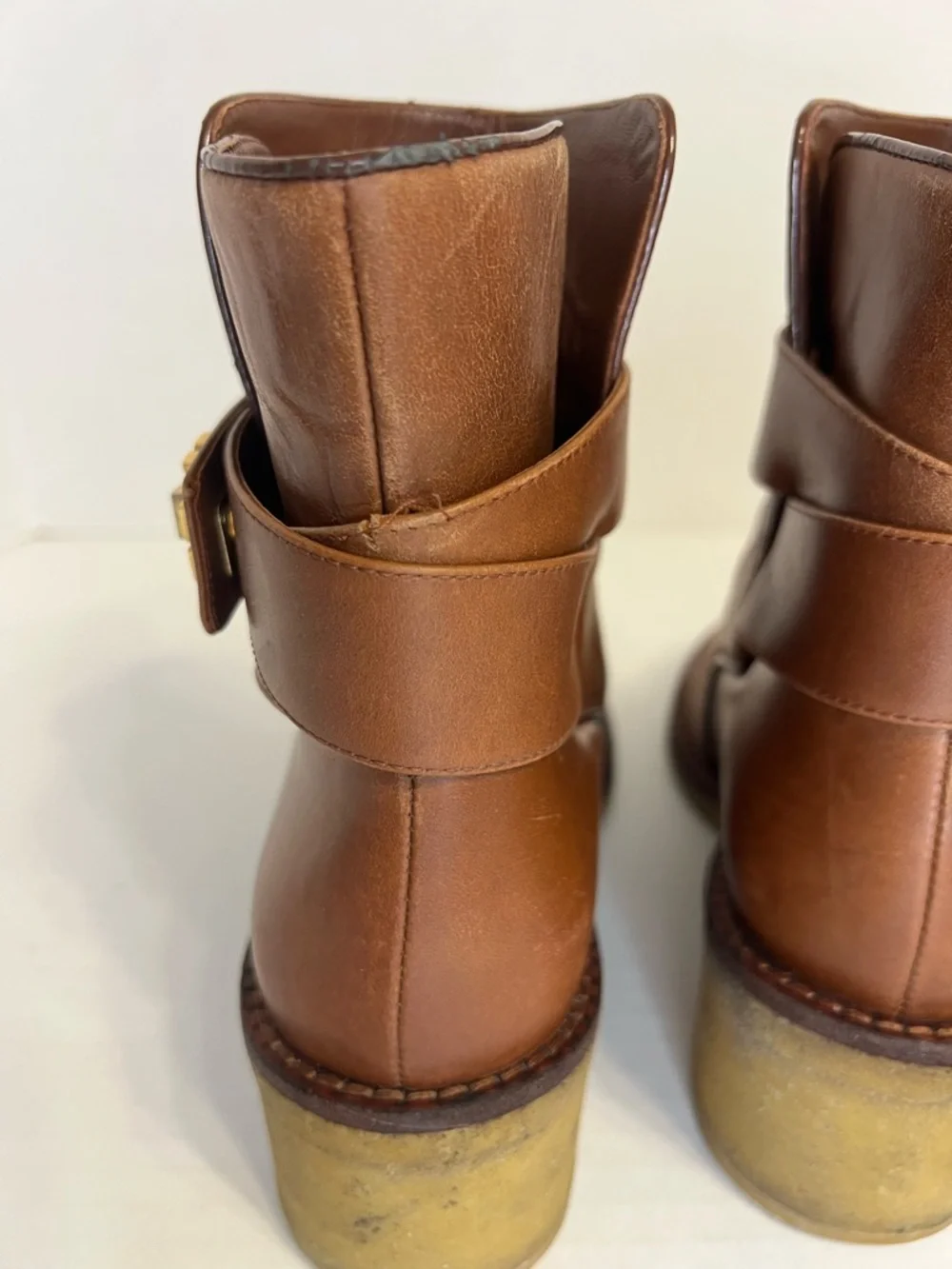 Tory Burch Kira Bootie In Sierra‎ Almond Size 6.5 READ the description